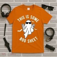 This Is Some Boo Sheet Ghost Funny Halloween T-Shirt thumb 5