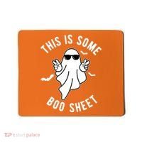This Is Some Boo Sheet Ghost Funny Halloween Mousepad thumb 0