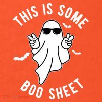 This Is Some Boo Sheet Ghost Funny Halloween Baby Bodysuit thumb 2
