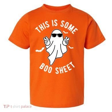 This Is Some Boo Sheet Ghost Funny Halloween Toddler T-Shirt