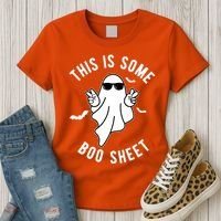 This Is Some Boo Sheet Ghost Funny Halloween Women's T-Shirt thumb 3