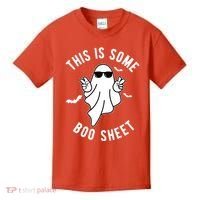 This Is Some Boo Sheet Ghost Funny Halloween Kids T-Shirt thumb 0