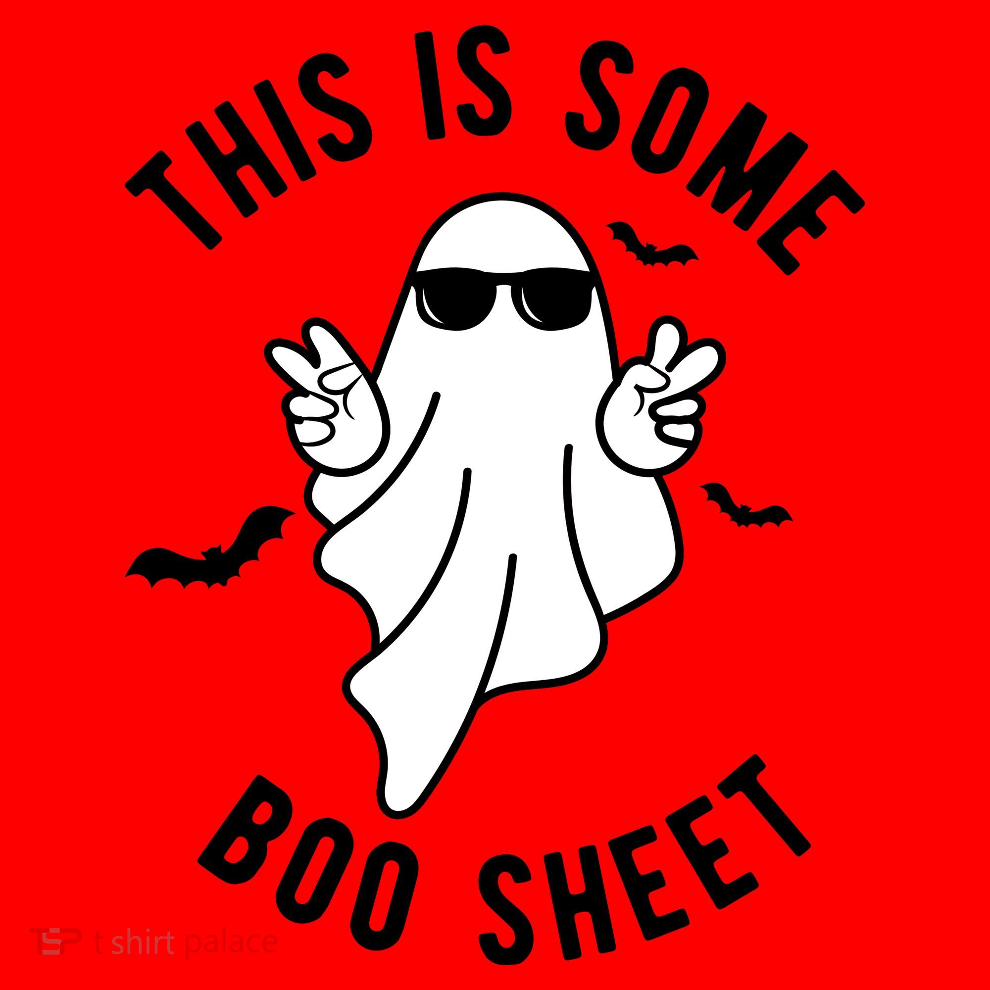 This Is Some Boo Sheet Ghost Funny Halloween Santa Hat