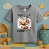 Today Is Slap An Idiot Day IM Gonna Be Busy Toddler T-Shirt thumb 3