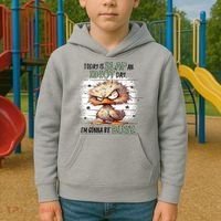 Today Is Slap An Idiot Day IM Gonna Be Busy Kids Hoodie thumb 2