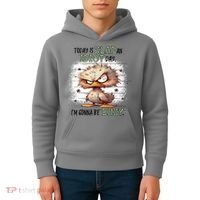 Today Is Slap An Idiot Day IM Gonna Be Busy Kids Hoodie thumb 4