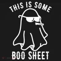 This Is Some Boo Sheet Funny Ghost Doggie Tank thumb 4