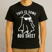 This Is Some Boo Sheet Funny Ghost T-Shirt thumb 3