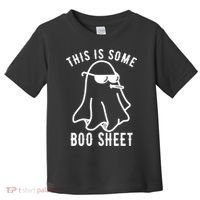 This Is Some Boo Sheet Funny Ghost Toddler T-Shirt thumb 0