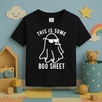 This Is Some Boo Sheet Funny Ghost Toddler T-Shirt thumb 3