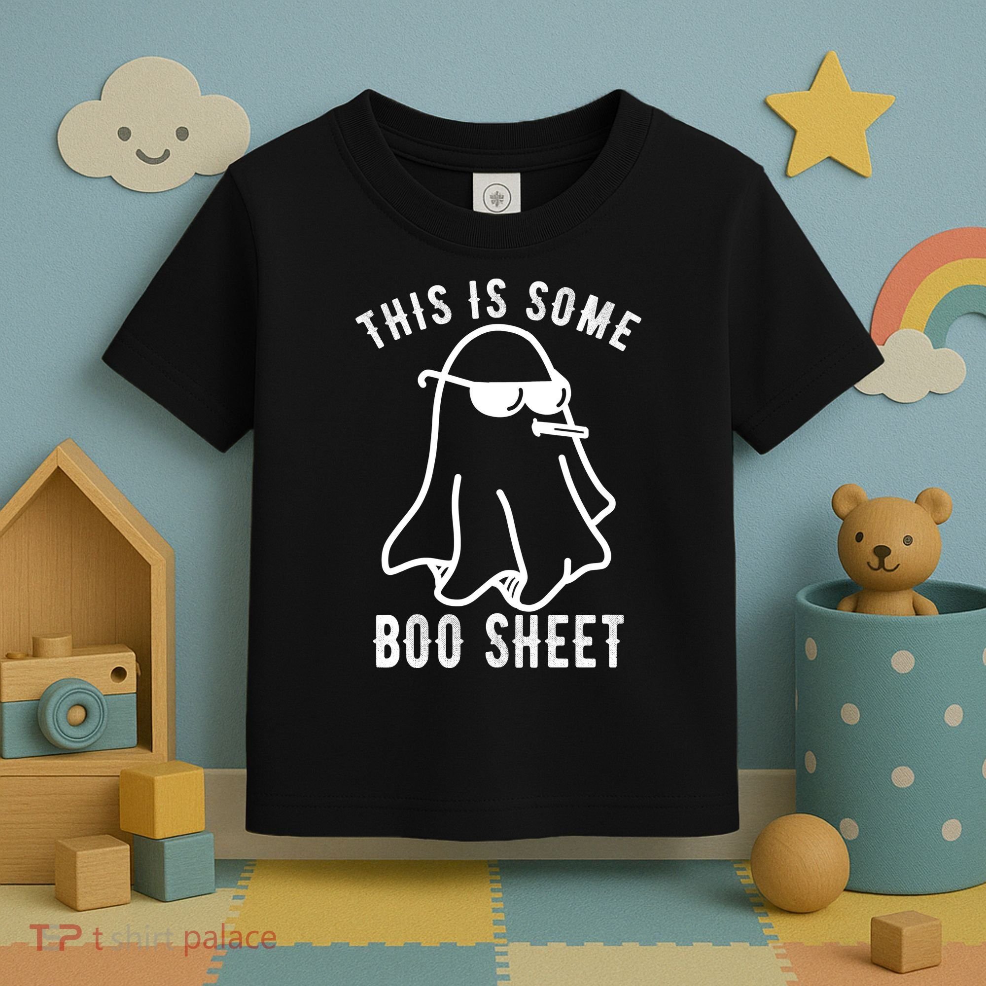 This Is Some Boo Sheet Funny Ghost Toddler T-Shirt
