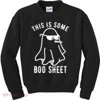 This Is Some Boo Sheet Funny Ghost Kids Sweatshirt thumb 0