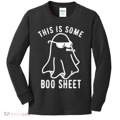 This Is Some Boo Sheet Funny Ghost Kids Long Sleeve Shirt