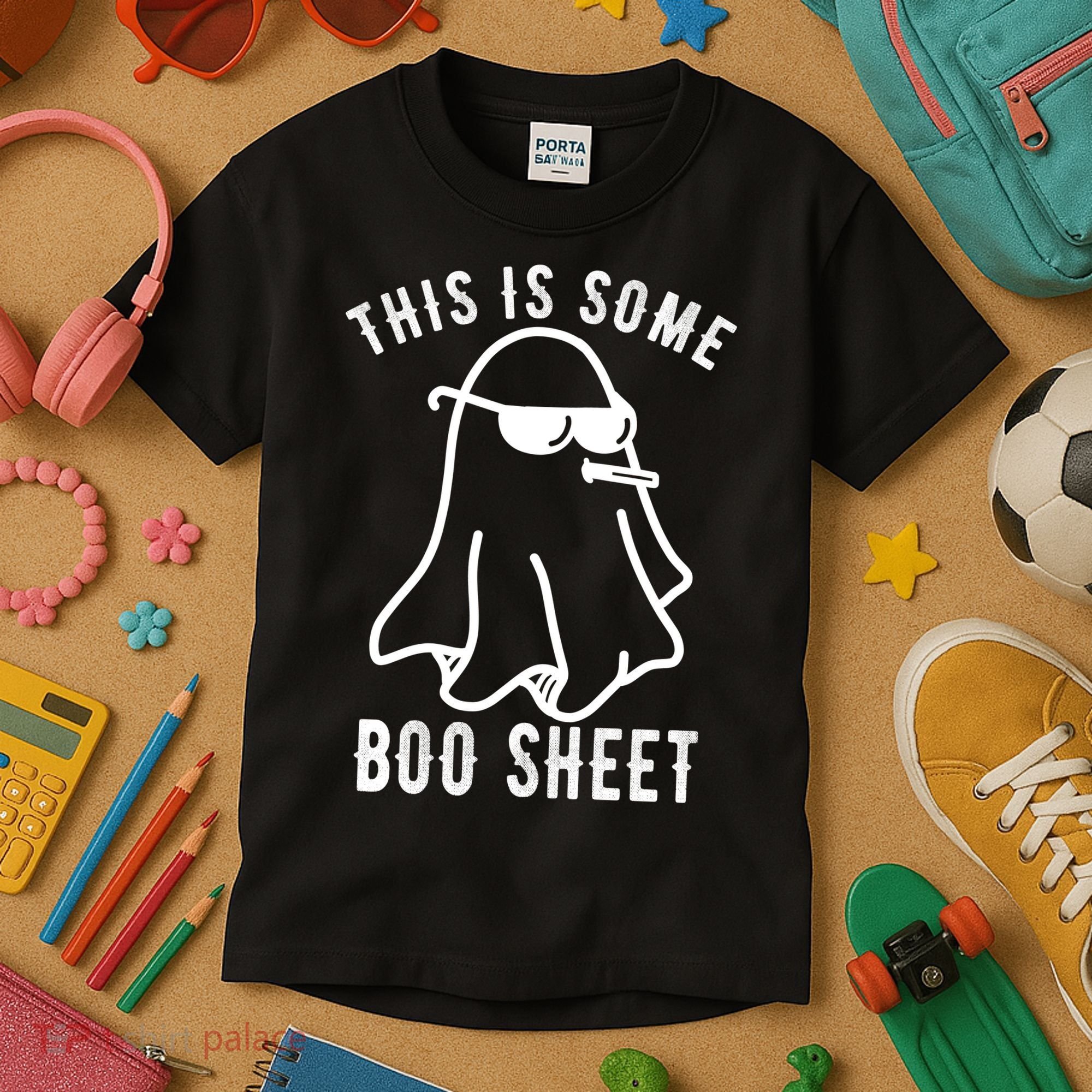This Is Some Boo Sheet Funny Ghost Kids T-Shirt