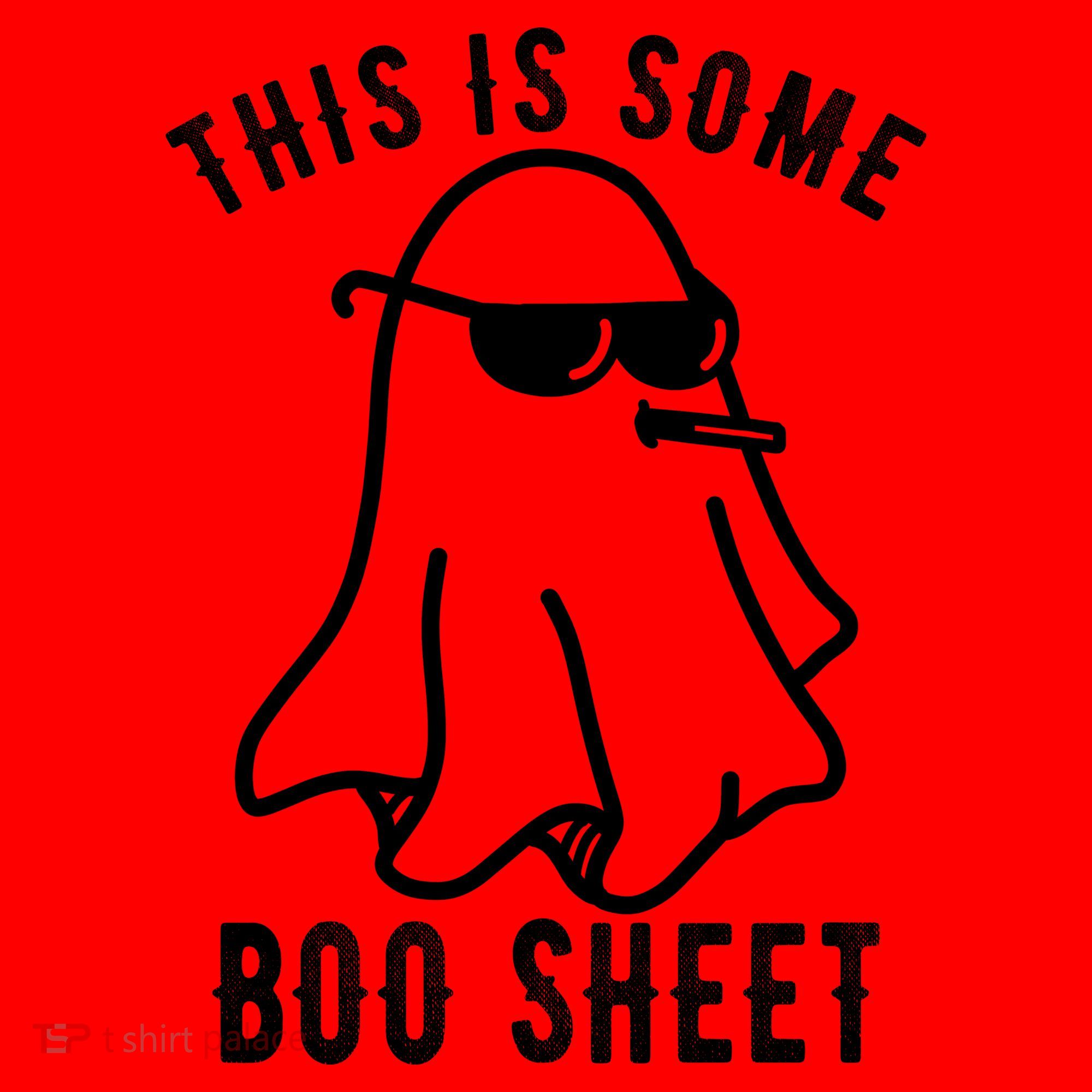 This Is Some Boo Sheet Funny Ghost Santa Hat