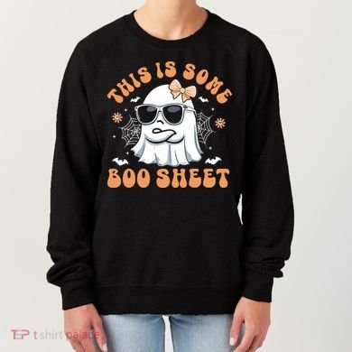 This Is Some Boo Sheet Cute Ghost Halloween Women's Sweatshirt