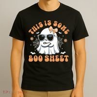 This Is Some Boo Sheet Cute Ghost Halloween T-Shirt thumb 3