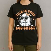 This Is Some Boo Sheet Cute Ghost Halloween T-Shirt thumb 4
