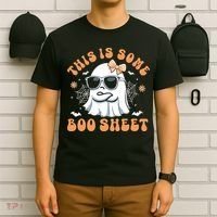 This Is Some Boo Sheet Cute Ghost Halloween T-Shirt thumb 6