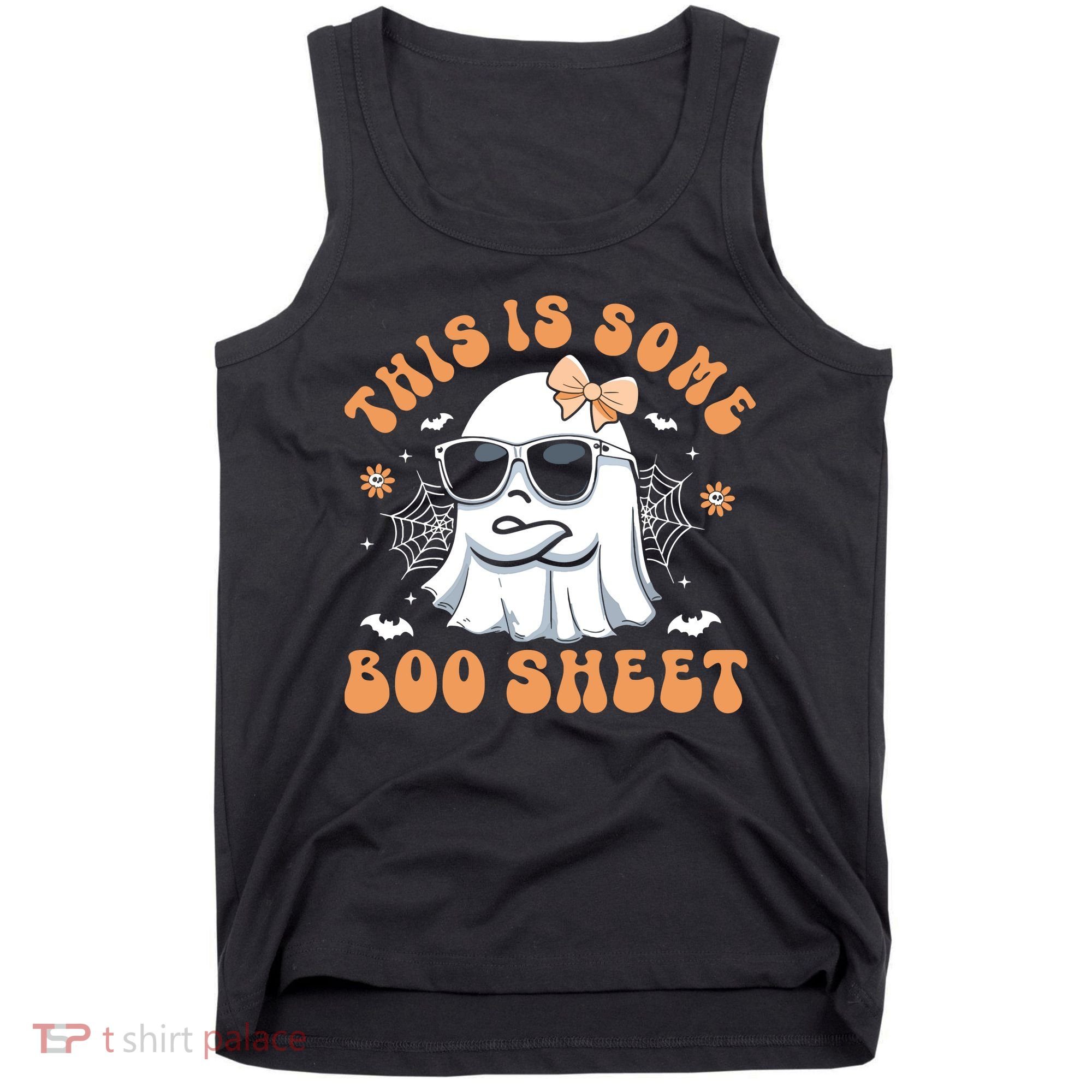 This Is Some Boo Sheet Cute Ghost Halloween Tank Top