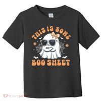 This Is Some Boo Sheet Cute Ghost Halloween Toddler T-Shirt thumb 0