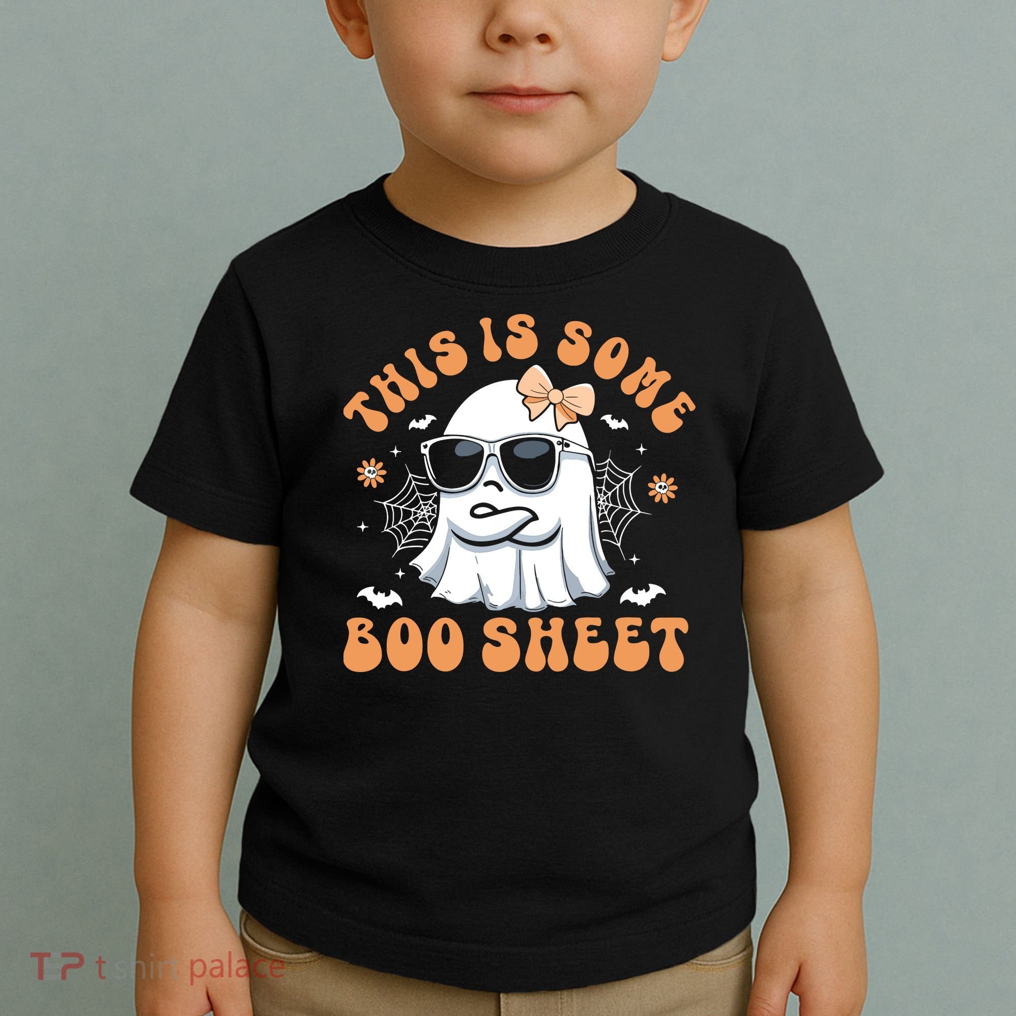 This Is Some Boo Sheet Cute Ghost Halloween Toddler T-Shirt