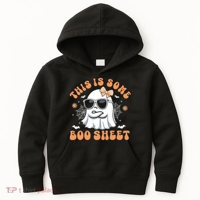 This Is Some Boo Sheet Cute Ghost Halloween Kids Hoodie