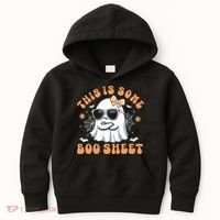 This Is Some Boo Sheet Cute Ghost Halloween Kids Hoodie thumb 0