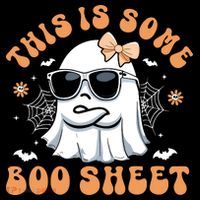This Is Some Boo Sheet Cute Ghost Halloween Kids Long Sleeve Shirt thumb 2