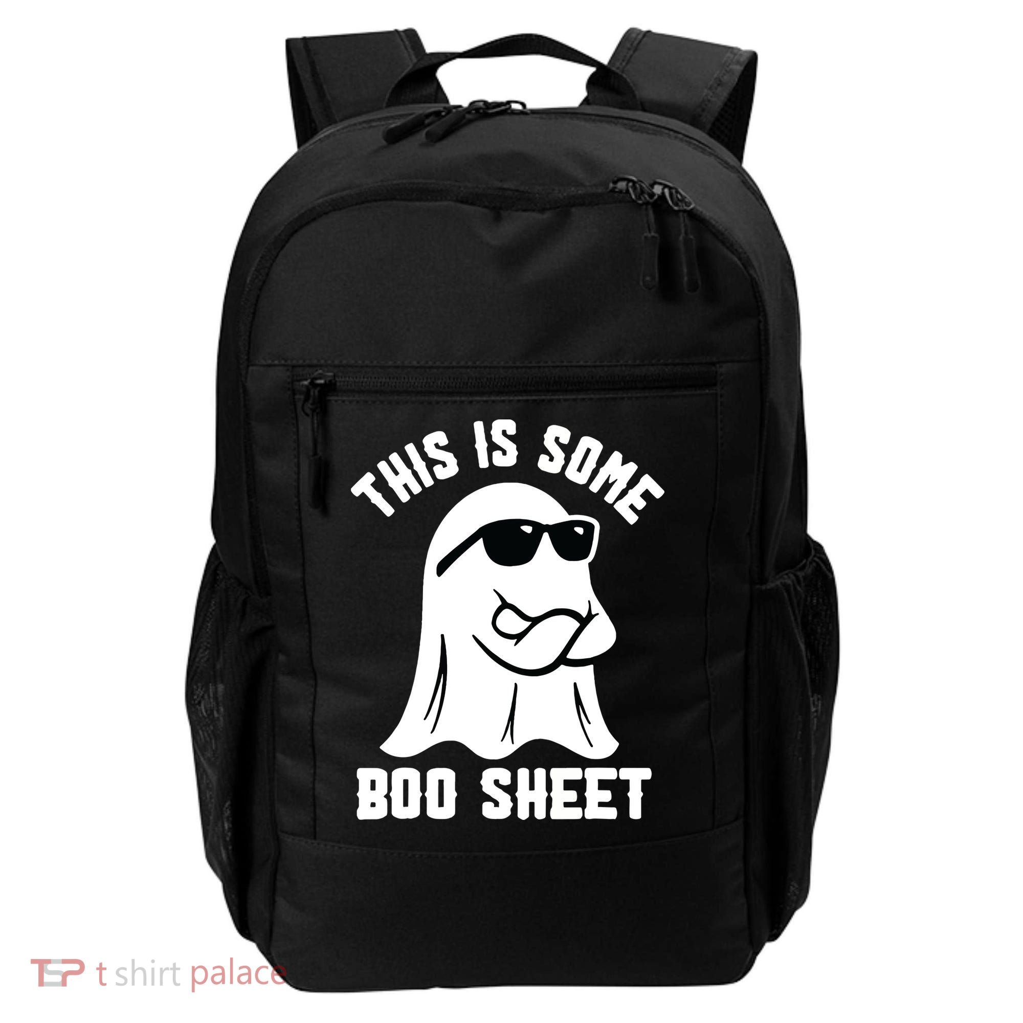 This Is Some Boo Sheet Ghost Retro Halloween Costume Backpack
