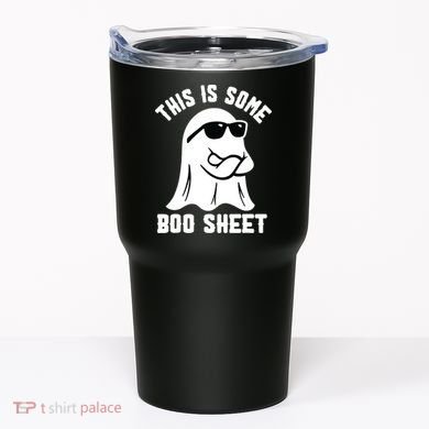 This Is Some Boo Sheet Ghost Retro Halloween Costume Tumbler