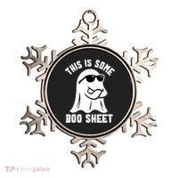 This Is Some Boo Sheet Ghost Retro Halloween Costume Ornament thumb 0