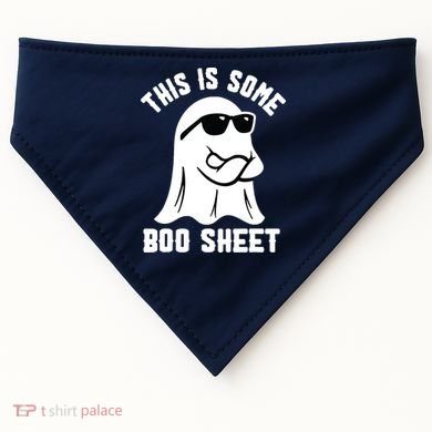This Is Some Boo Sheet Ghost Retro Halloween Costume USA-Made Doggie Bandana