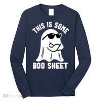 This Is Some Boo Sheet Ghost Retro Halloween Costume Long Sleeve Shirt thumb 0