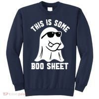 This Is Some Boo Sheet Ghost Retro Halloween Costume Sweatshirt thumb 0
