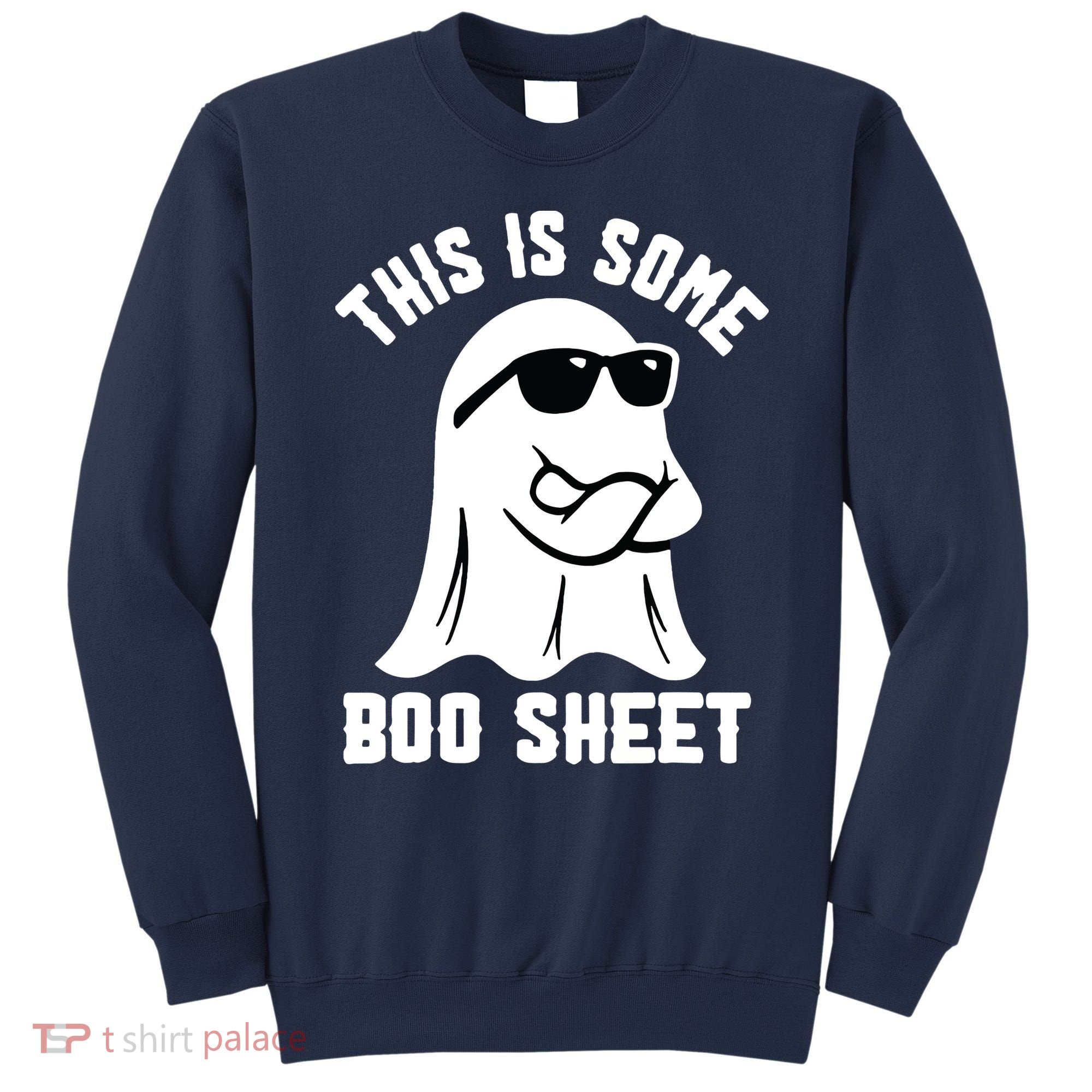 This Is Some Boo Sheet Ghost Retro Halloween Costume Sweatshirt