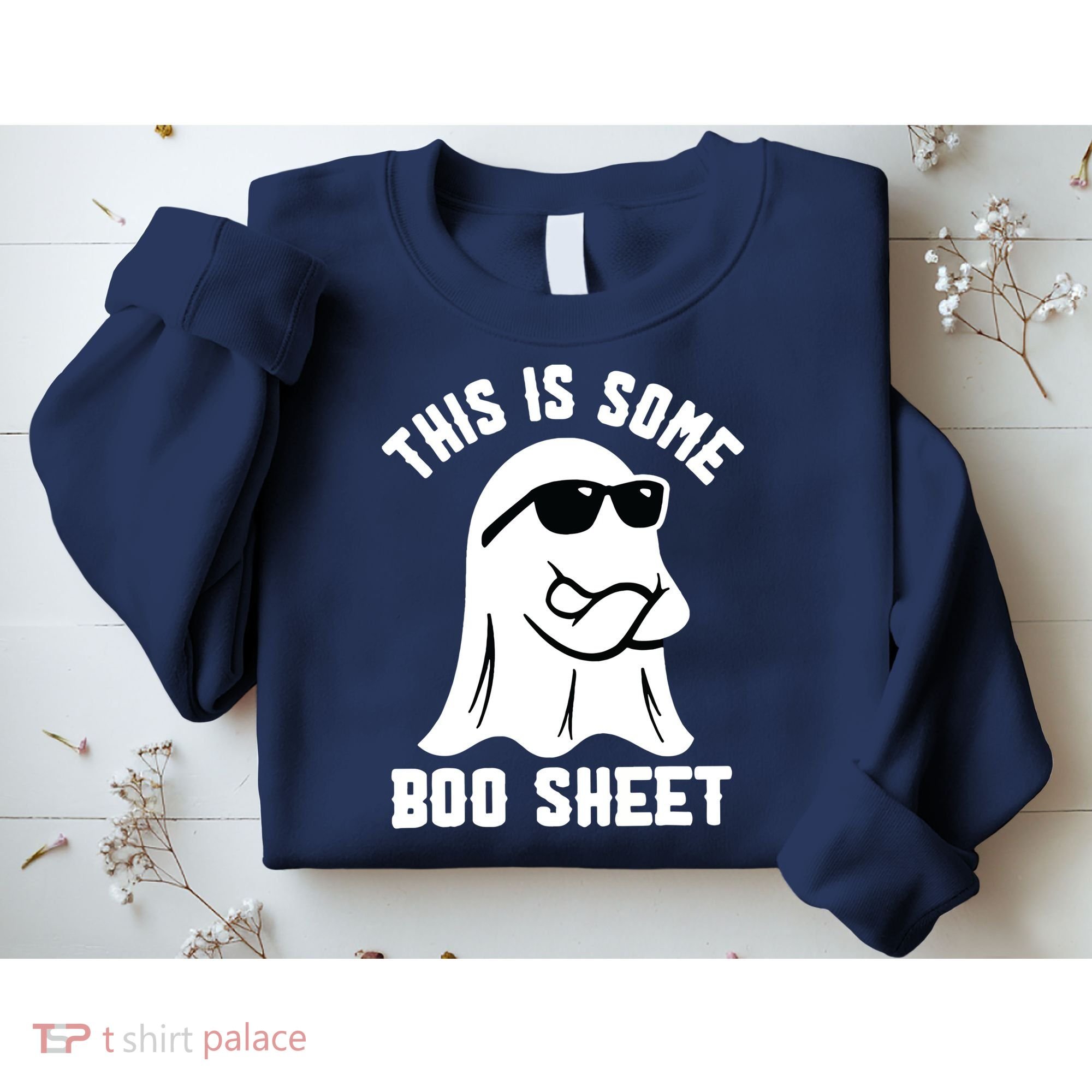 This Is Some Boo Sheet Ghost Retro Halloween Costume Sweatshirt