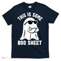 This Is Some Boo Sheet Ghost Retro Halloween Costume T-Shirt thumb 0