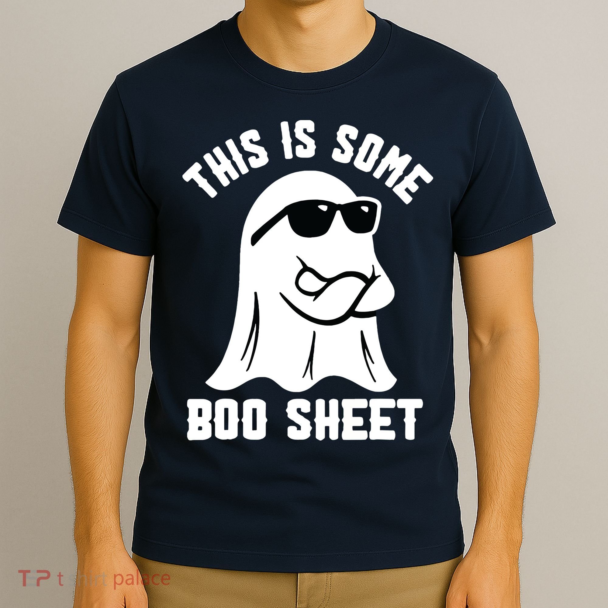 This Is Some Boo Sheet Ghost Retro Halloween Costume T-Shirt