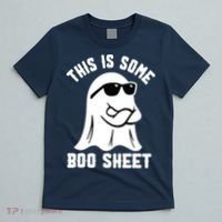 This Is Some Boo Sheet Ghost Retro Halloween Costume T-Shirt thumb 5