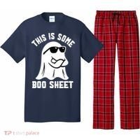 This Is Some Boo Sheet Ghost Retro Halloween Costume Pajama Set thumb 0