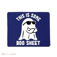This Is Some Boo Sheet Ghost Retro Halloween Costume Mousepad thumb 0