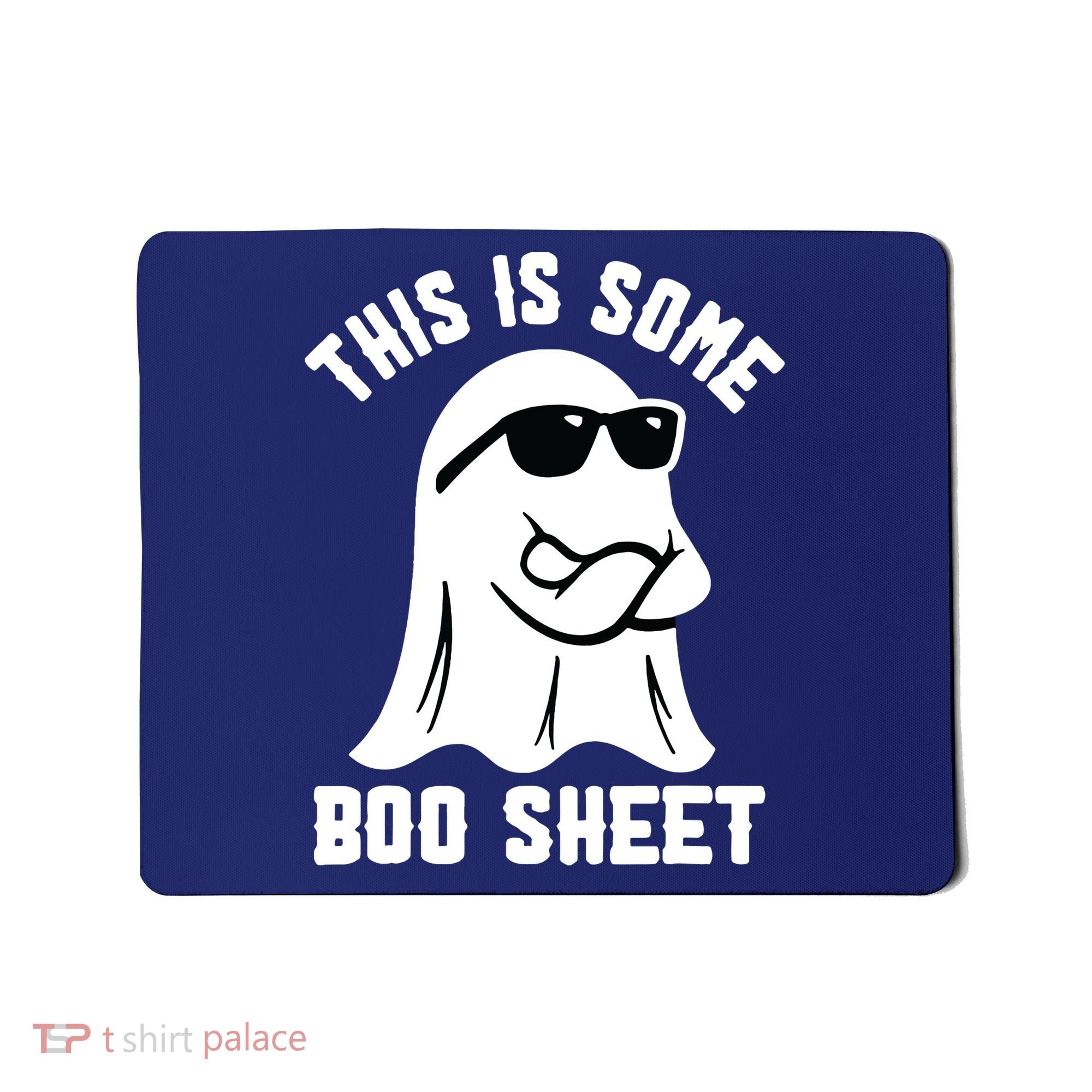 This Is Some Boo Sheet Ghost Retro Halloween Costume Mousepad