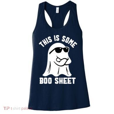This Is Some Boo Sheet Ghost Retro Halloween Costume Women's Tank Top