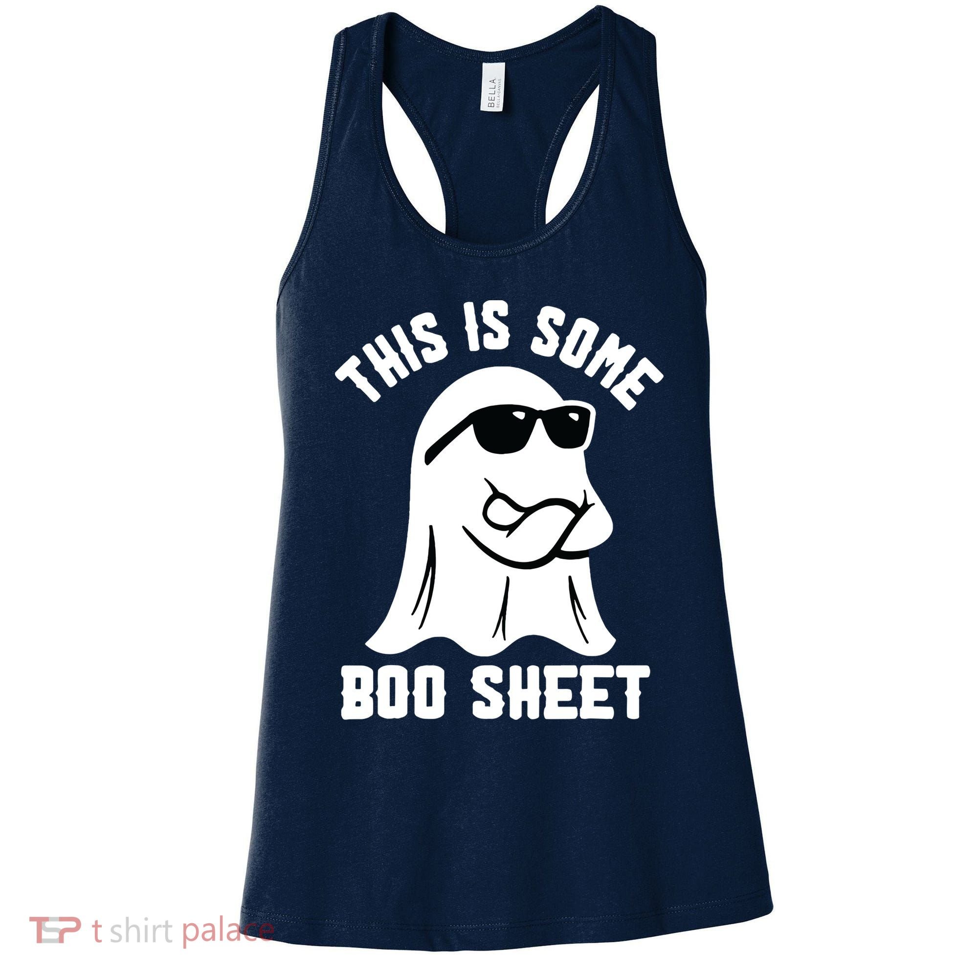 This Is Some Boo Sheet Ghost Retro Halloween Costume Women's Tank Top