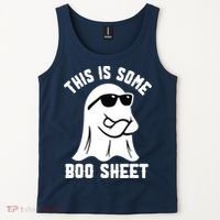 This Is Some Boo Sheet Ghost Retro Halloween Costume Tank Top thumb 2
