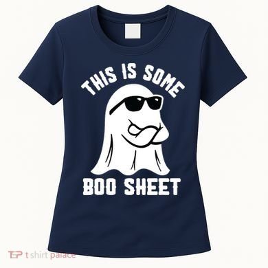 This Is Some Boo Sheet Ghost Retro Halloween Costume Women's T-Shirt