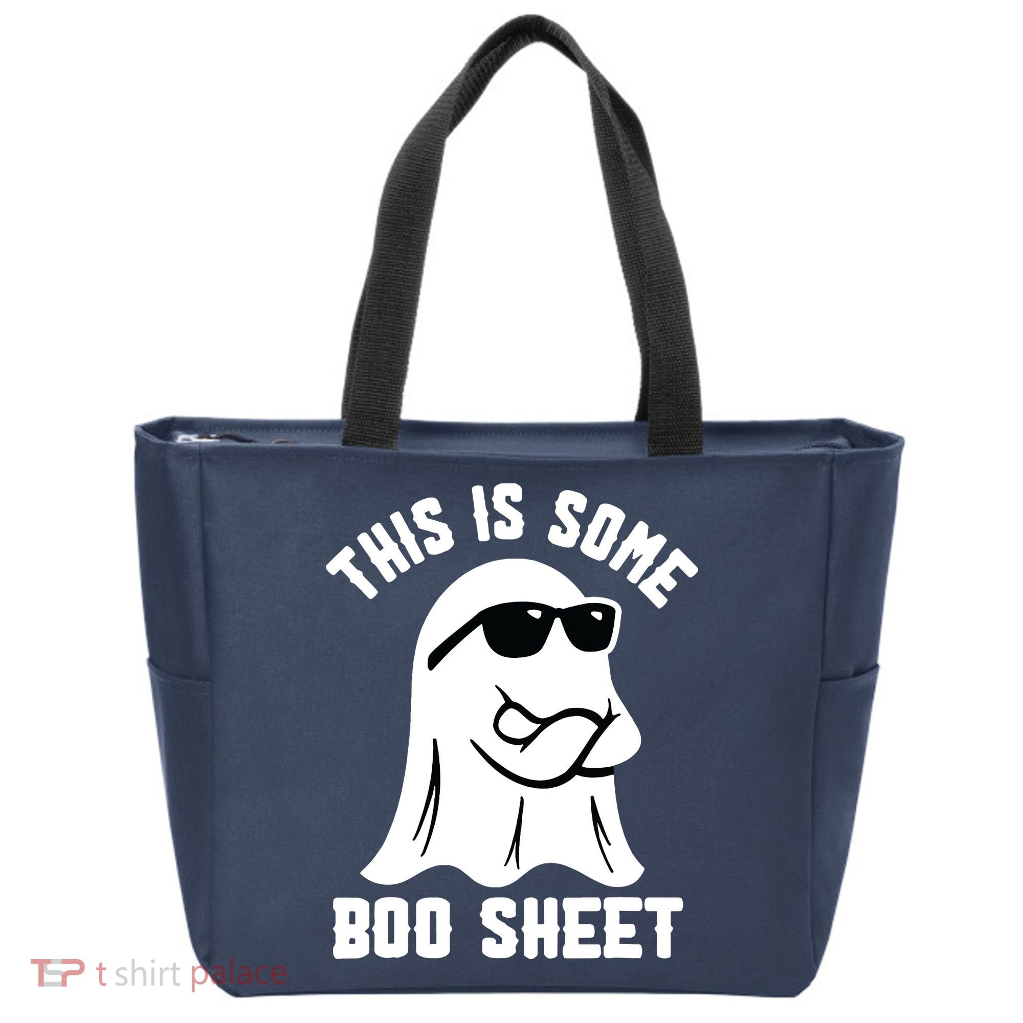 This Is Some Boo Sheet Ghost Retro Halloween Costume Tote Bag