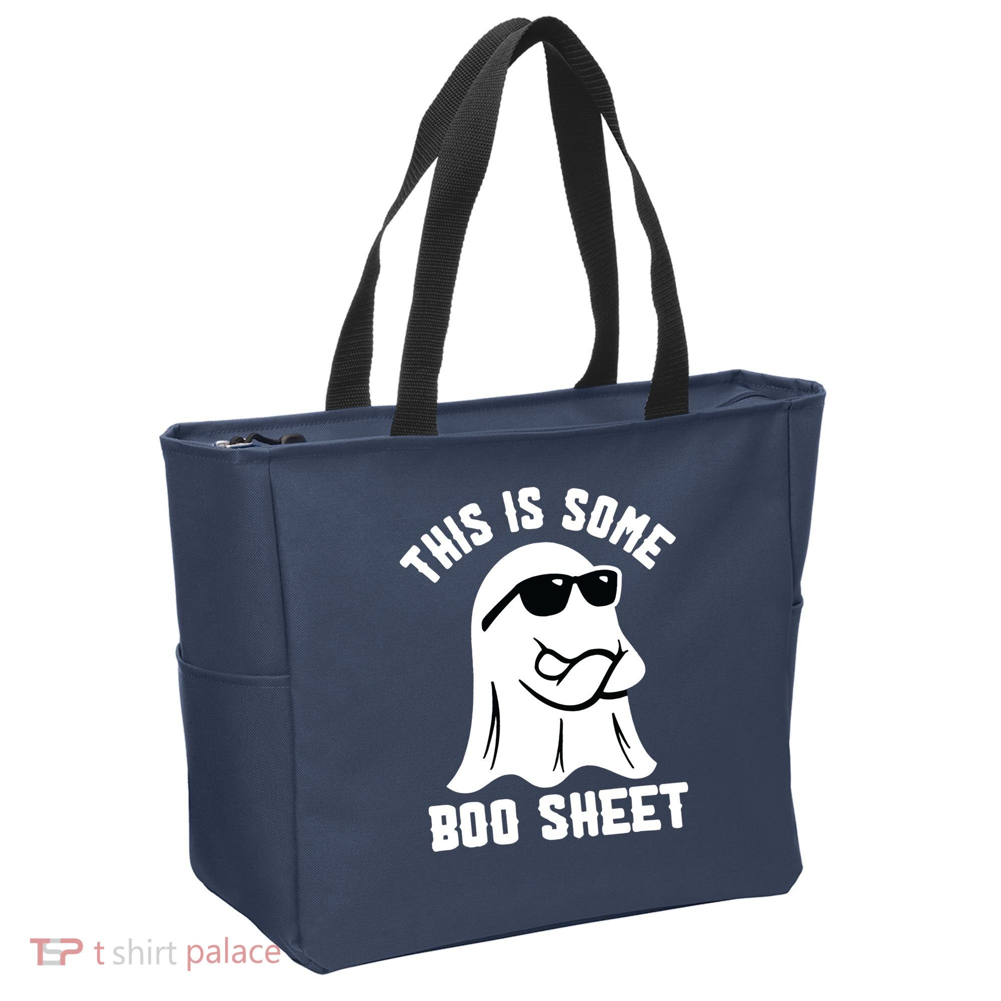 This Is Some Boo Sheet Ghost Retro Halloween Costume Tote Bag
