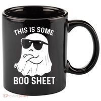 This Is Some Boo Sheet Ghost Halloween Costume 11oz C Handle Ceramic Mug thumb 0